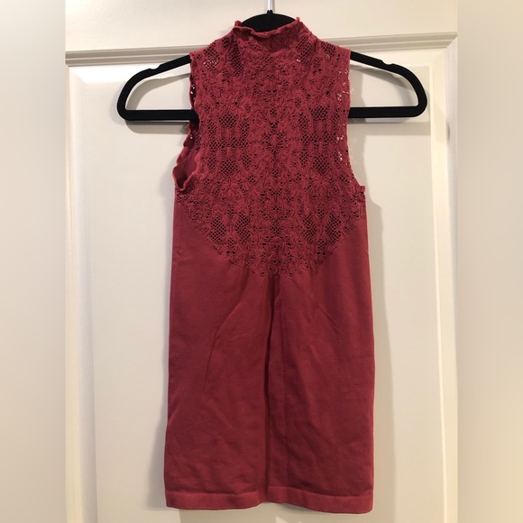 Free People High Neck Top - Picture 2 of 3